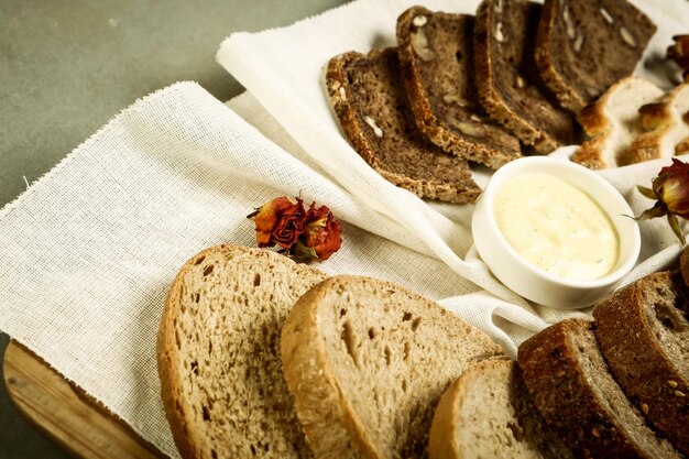 delizioso pane da forno estetico naturale