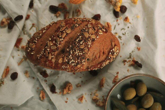 delizioso pane da forno estetico naturale