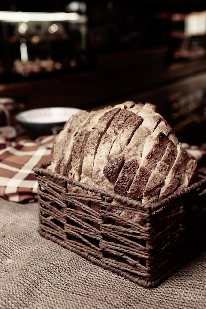 delizioso pane da forno estetico naturale