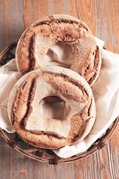 delizioso pane da forno estetico naturale