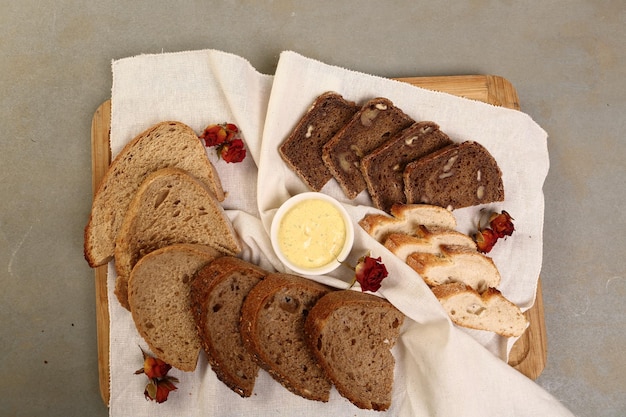 delizioso pane da forno estetico naturale