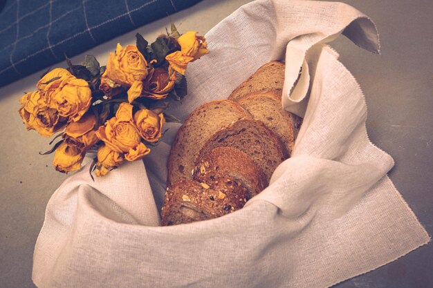 delizioso pane da forno estetico naturale