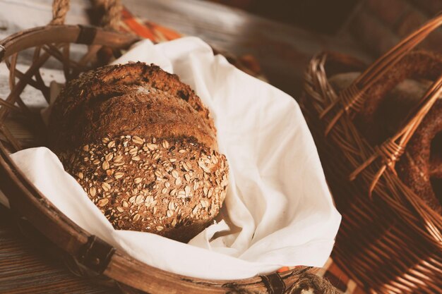 delizioso pane da forno estetico naturale