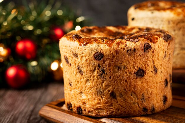 Delizioso Panettone al cioccolato Panettone natalizio