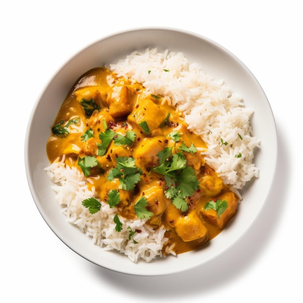 Delizioso Pollo Al Curry Con Riso E Yogurt In Stile Mark Keathley