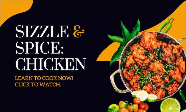 Delizioso pollo biriyani un modello di cibo per l'apertura di un ristorante