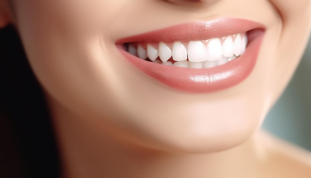 Denti dopo sbiancamento dei denti e apparecchi dentali