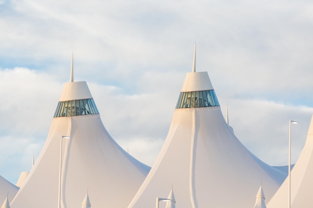 Denver International Airport la tipica domenica mattina.