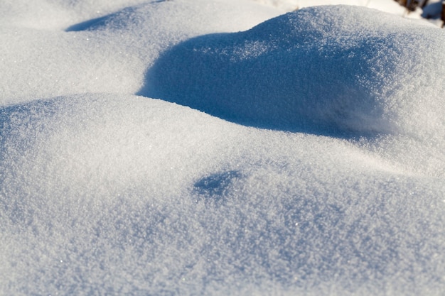 derive dopo la nevicata