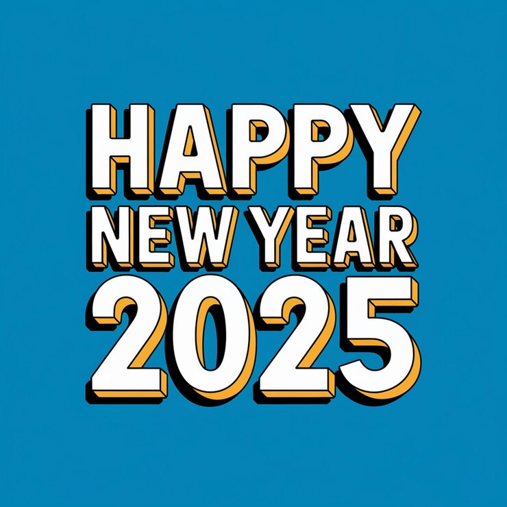 Photo desain selamat tahun baru 2025