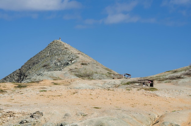 Deserto di La Guajira Colombia Paesaggio nel picco del deserto Pilon Azucar