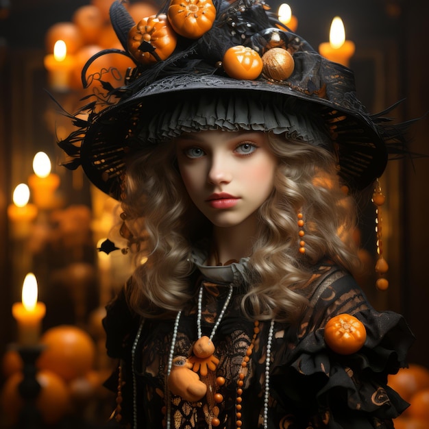 Design artistico realistico di Halloween