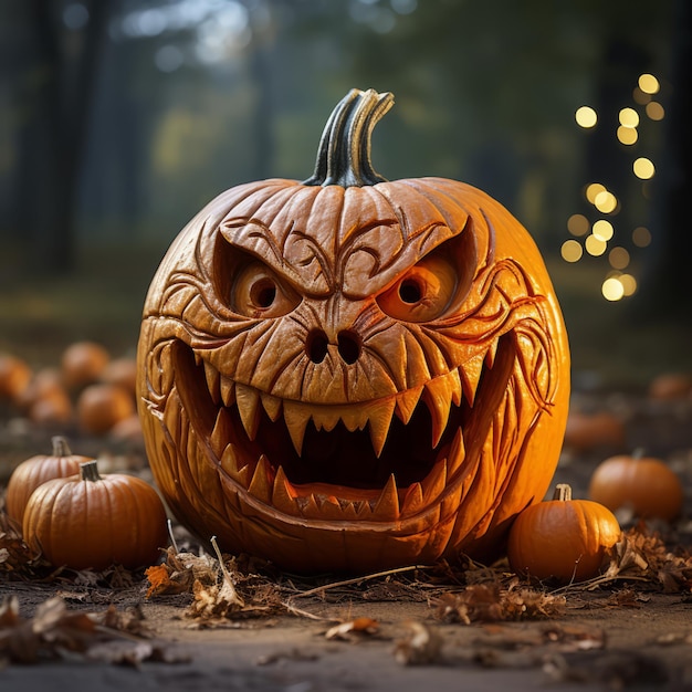 Design artistico realistico di Halloween