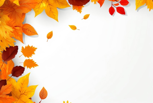 Design banner di vendita autunnale