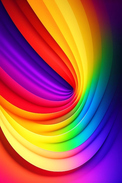 Design colorato con sfondo sfumato arcobaleno Sfumature di luce carta da parati forme geometriche astratte