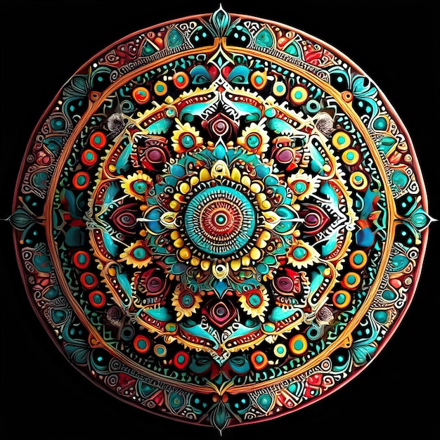Design colorato mandala