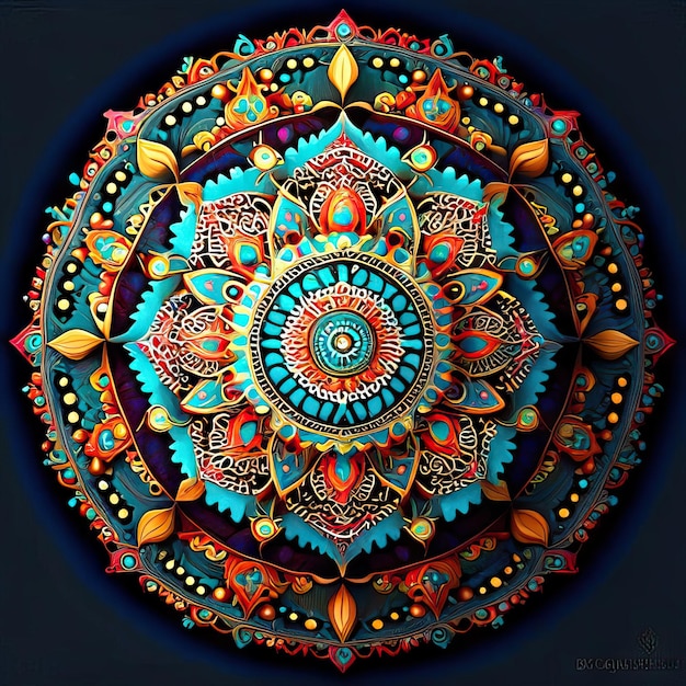 Design colorato mandala