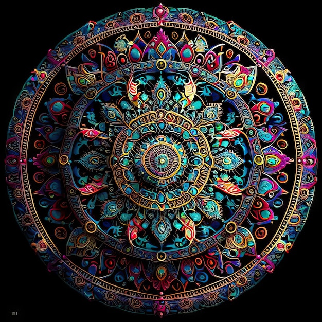 Design colorato mandala