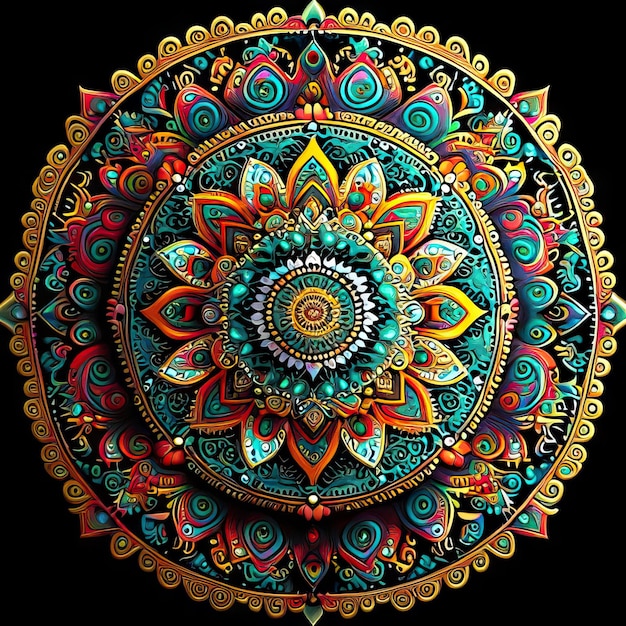 Design colorato mandala