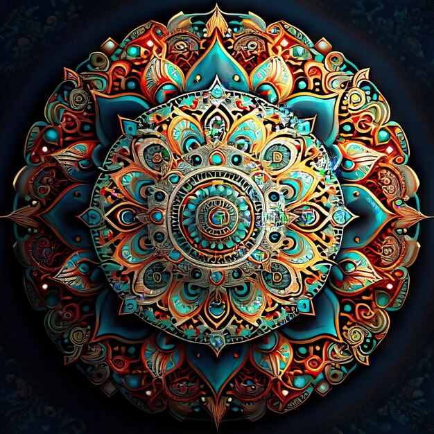 Design colorato mandala