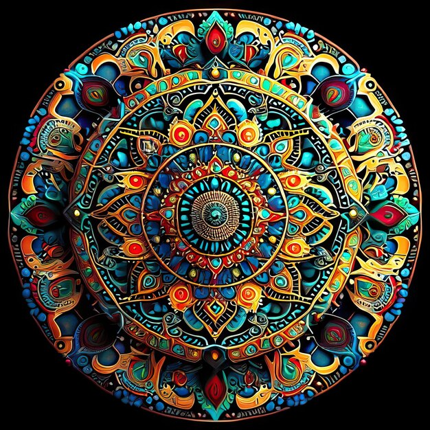 Design colorato mandala