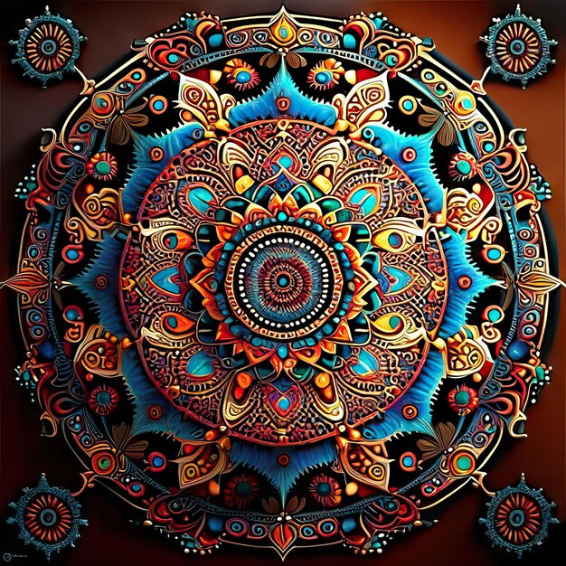 Design colorato mandala