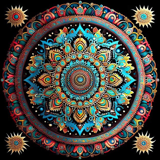 Design colorato mandala