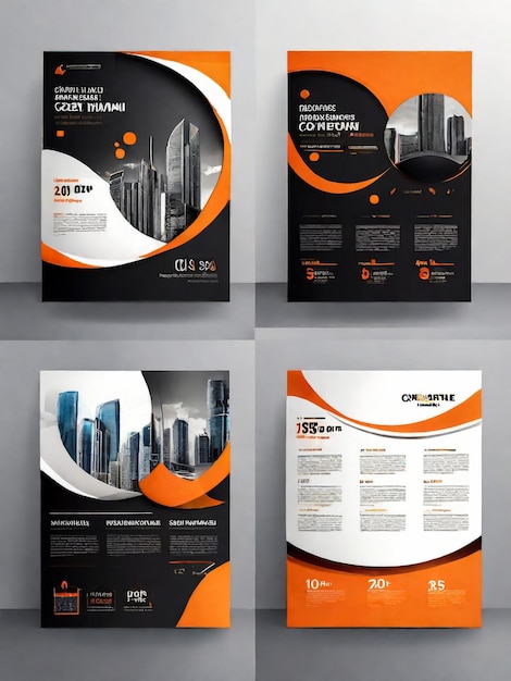 design copertina layout blu corporate flyer background report poster banner annuale medico