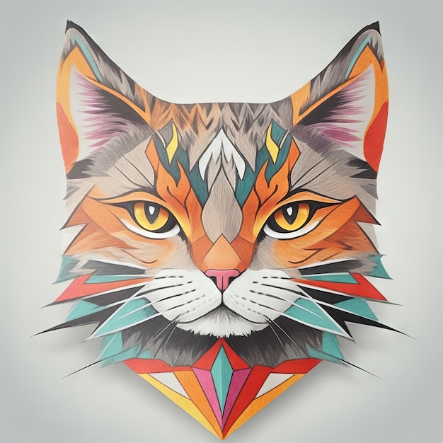 Design del logo creativo con temi di animali e volti