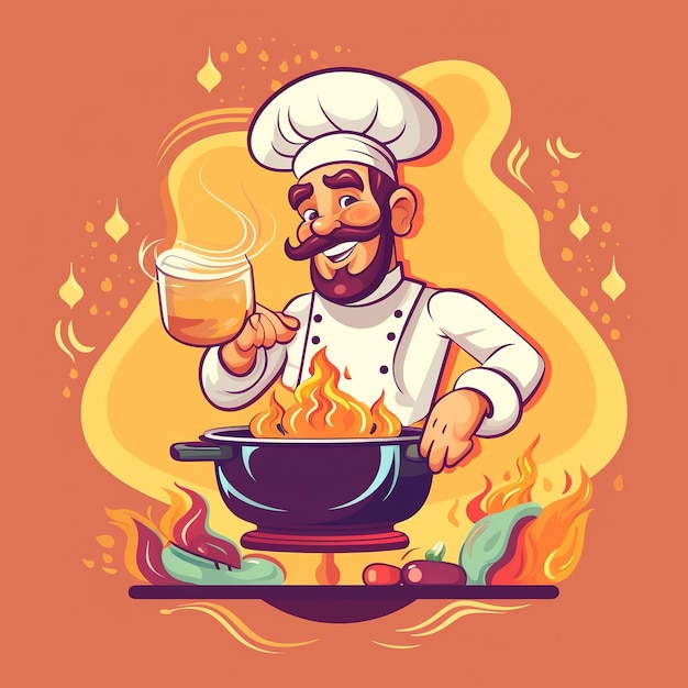 design del logo dello chef