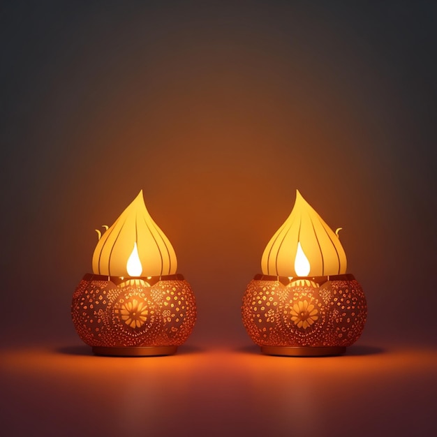 Design della lampada Diwali Design AI