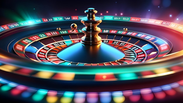 Design della ruota della roulette del casinò