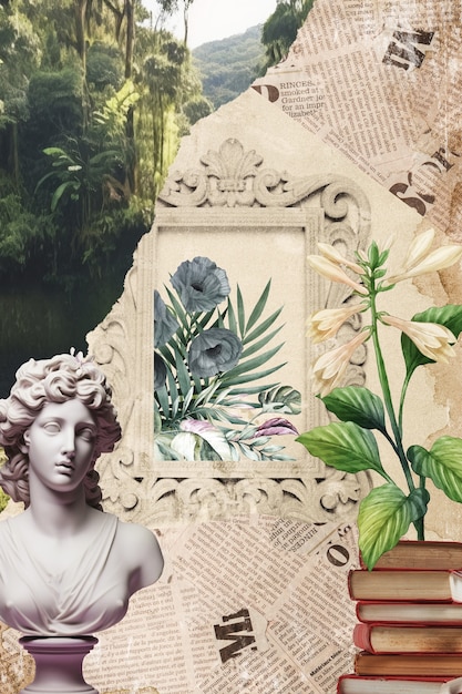 Design di collage Art Nouveau