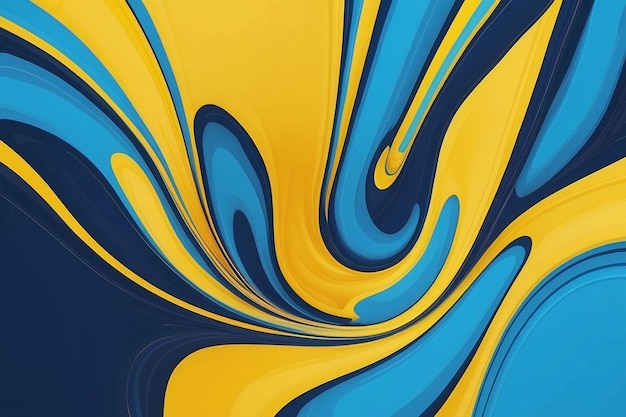 Design di colore giallo e blu per lo sfondo