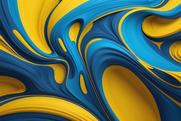 Design di colore giallo e blu per lo sfondo