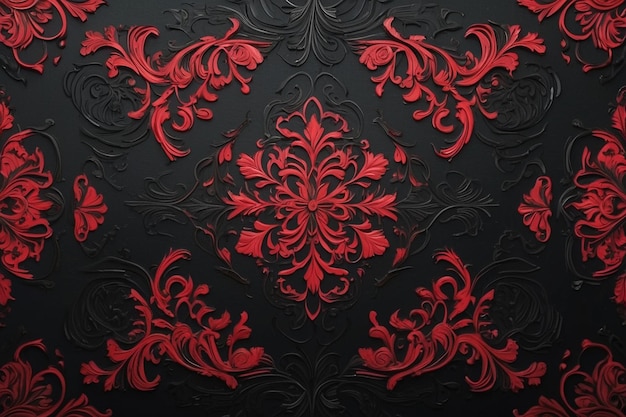 Design Di Colore Rosso E Nero Per Lo Sfondo