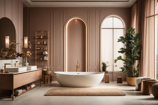 Design elegante del bagno