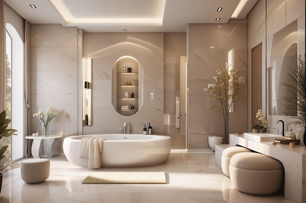 Design elegante del bagno