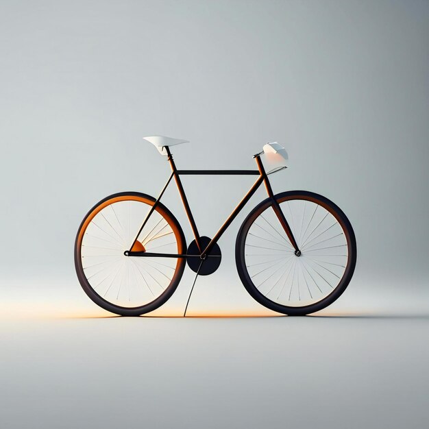 Design futuristico e moderno della bicicletta Intelligenza artificiale generativa