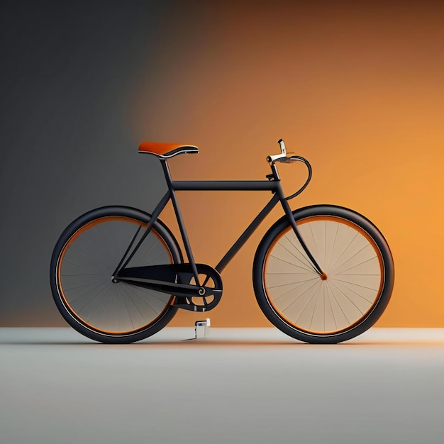 Design futuristico e moderno della bicicletta Intelligenza artificiale generativa