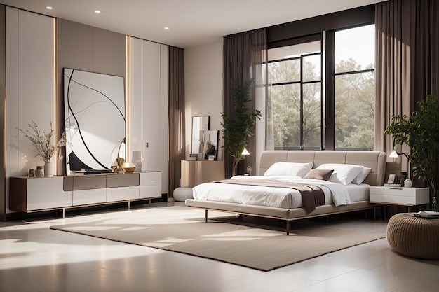 Design moderno ed elegante per la camera da letto