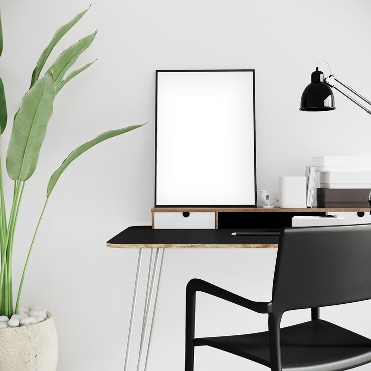 Foto design moderno per ufficio con cornice verticale