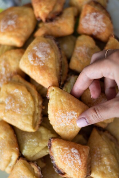 Dessert di pasticceria biscotti fatti in casa