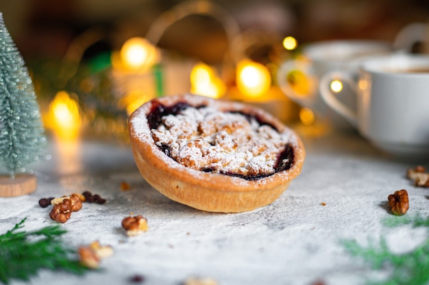 Dessert di pasticceria dolce di Natale