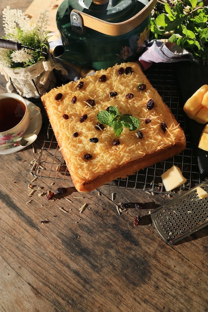 dessert di torta di formaggio