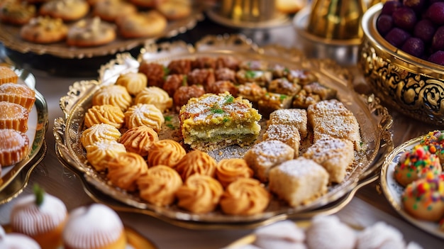 dessert mediorientale durante il ramadan ramadan generativo ai