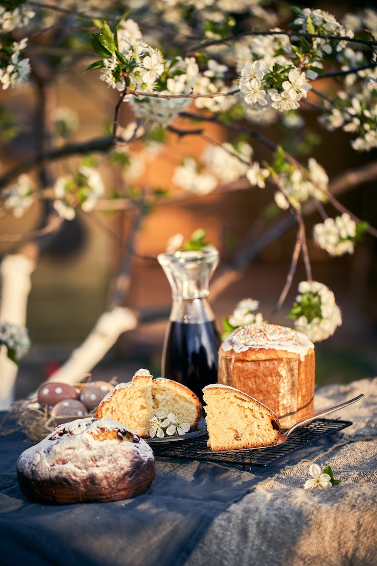 Dessert russo tradizionale della ricotta di Pasqua