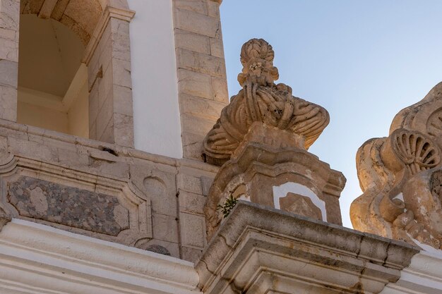 Dettagli del monumento della chiesa barocca di Sant'Antonio