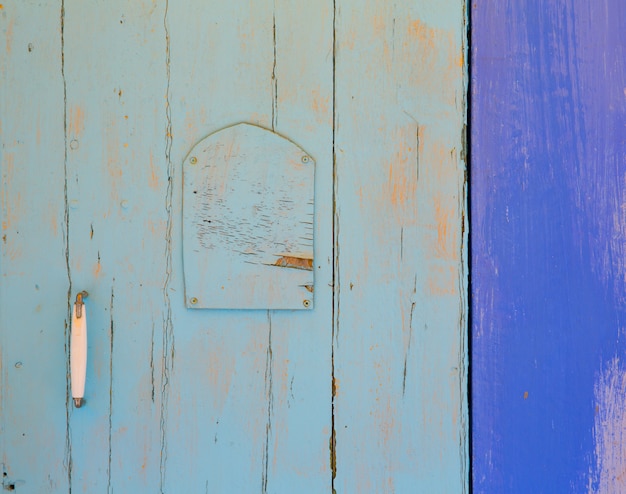 Dettagli porta blu Mediterraneo in Isole Baleari