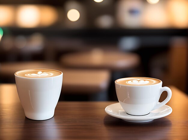 Dettagli realistici di illuminazione calda del ristorante accogliente del caffè